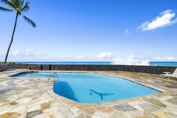 Community pool near our kona hawaii vacation rentals
