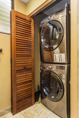 Washer and Dryer in bathroom