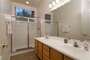 Large bathroom with double sink vanity ~ plenty of space for everyone