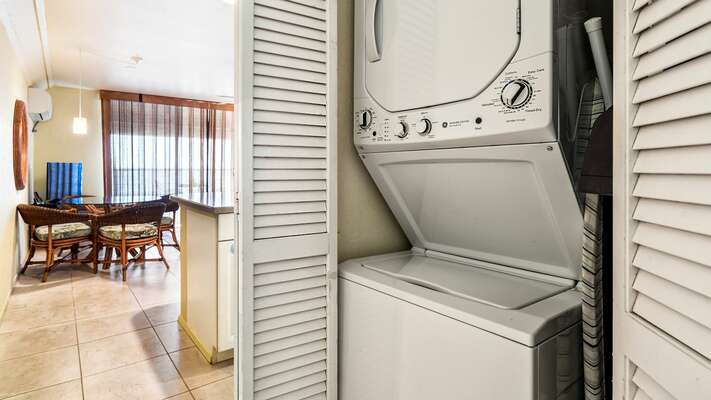 In-unit washer & dryer for your convenience