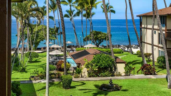 View from this Kona Hawai'i vacation rental