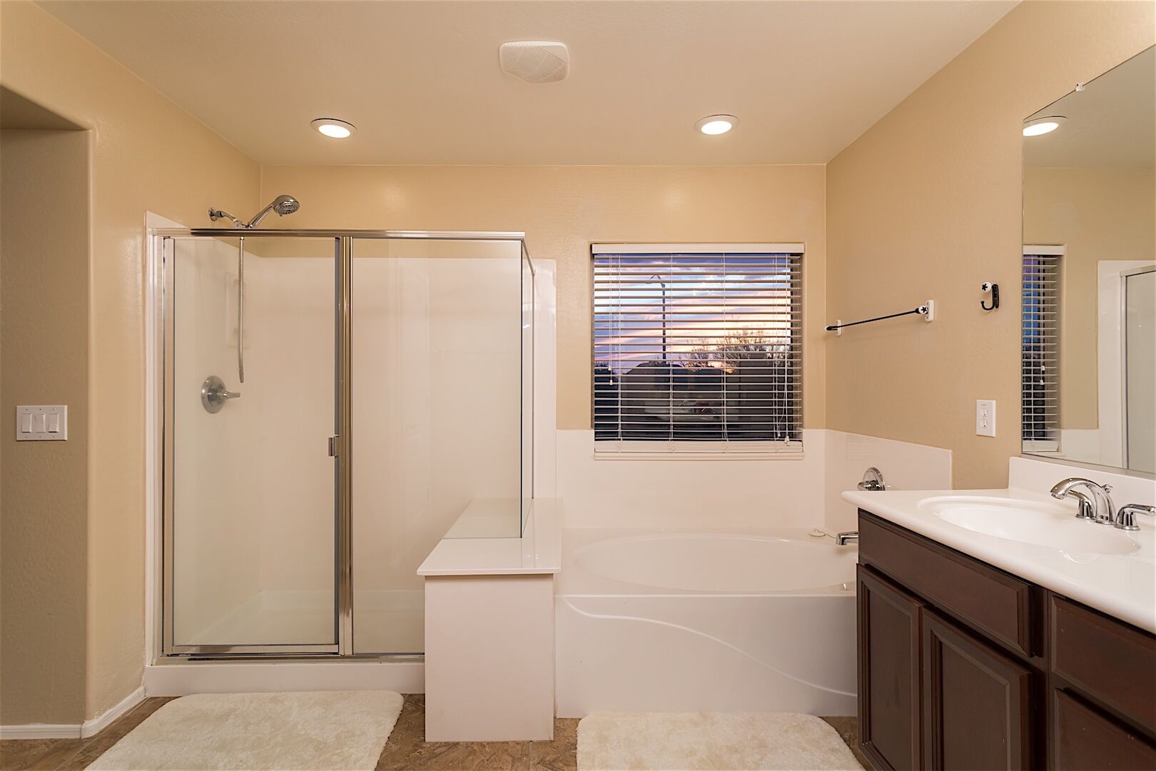 Separate Tub and shower