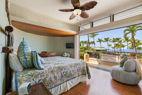 Bedroom 4 with Ocean Views