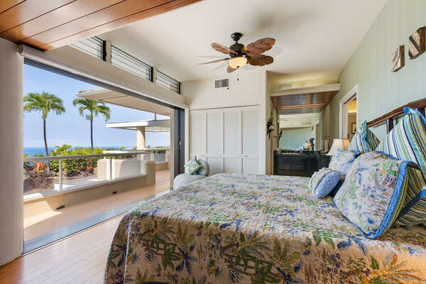 Bedroom 4 with King Bed with Ocean Views