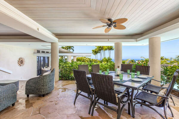 Outdoor Dining with Ocean Views