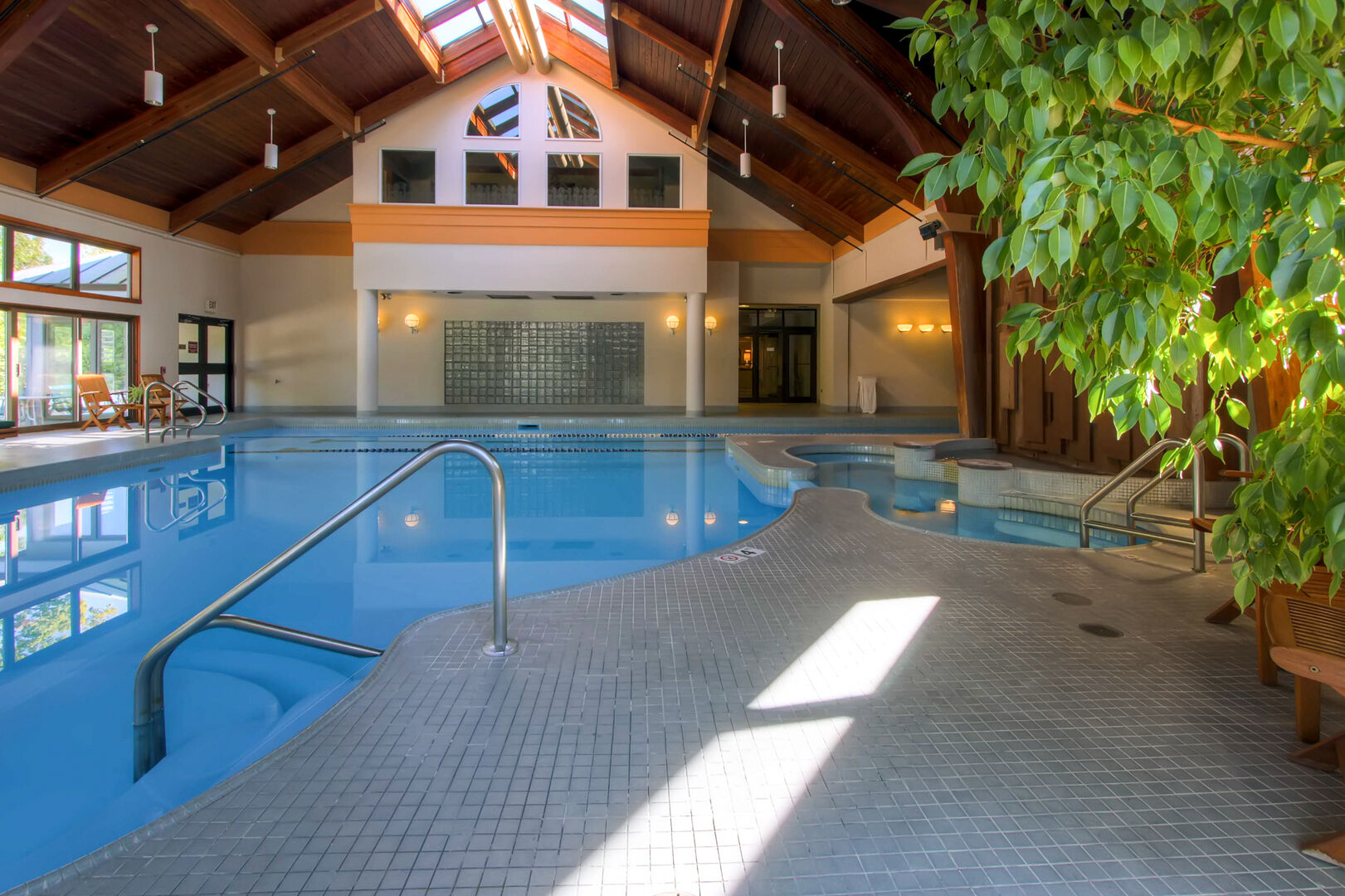 Indoor Pool with Hot Tub