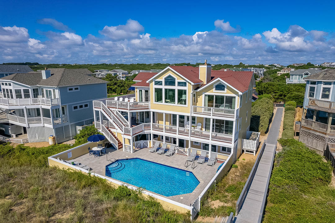 Rear Aerial View of Avalon