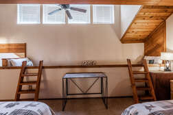 Loft - Queen Bed, 2 Twin Beds, and 2 Twin Fold-Out Beds