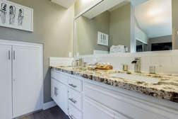 Master Bathroom #1 -En-Suite, Shower, granite counter upgrades, subway tile