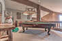 Upper Level Loft with Pool Table
