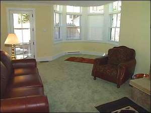 Living Room with Bay Window