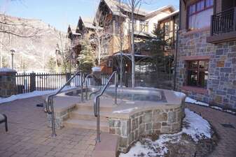One of 2 property Hot Tubs