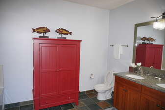 Large Master Bathroom with Double Sink/Bath/Shower