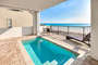 Private pool built into the balcony of this Destin Beachfront Vacation Home.
