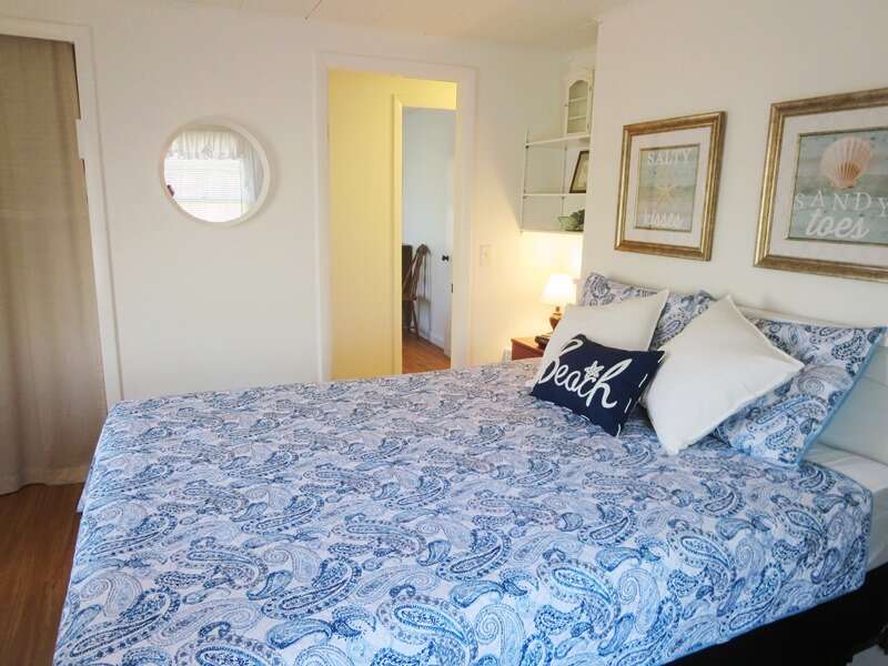 View from master bedroom across to bedroom #2 with twins- 41 Whip O Will Harwich Cape Cod - New England Vacation Rentals