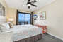 Master Bedroom with King Size Bed and Private Balcony Access