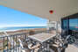 All new Furniture on the private balcony overlooking the beach and Gulf of Mexico.