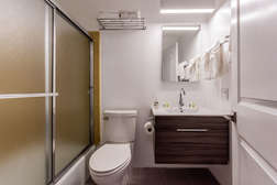 Downstairs Bathroom Off Kitchen - Shower & Tub