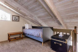 Loft with Twin Bed and Twin Memory Foam Bed