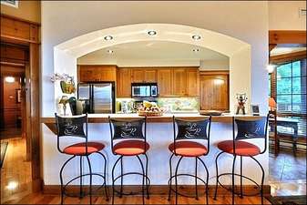 Kitchen Bar with Stools