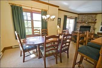 The Dining Area is Great for Gathering Together with your Family and Friends