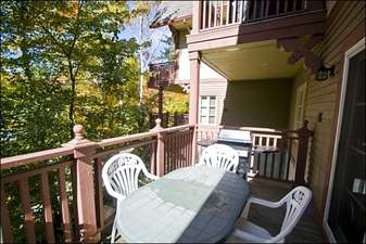 The Private Balcony Offering Beautiful Views and Outdoor Furnishings