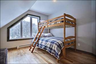 Twin and Full Bunk Bed in Third Bedroom