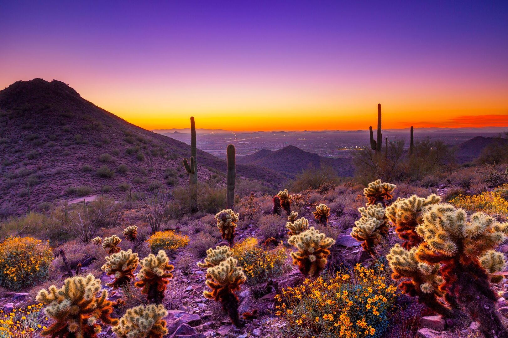 Explore the many places to hike around town. They don't make sunsets like these everywhere.