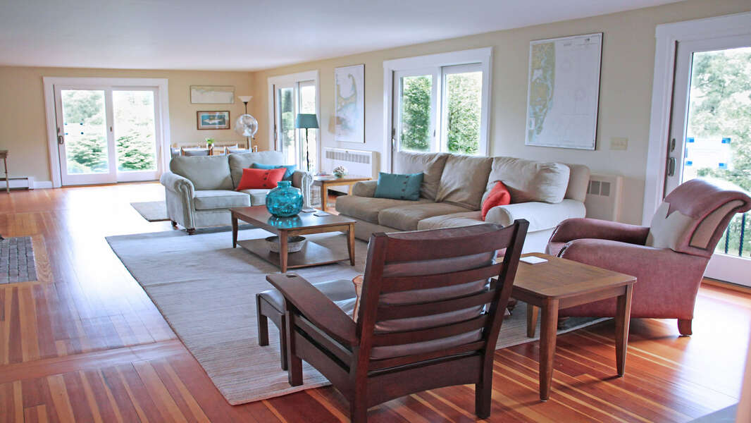 Plenty of comfortable seating 160 Long Pond Drive Harwich Cape Cod - New England Vacation Rentals
