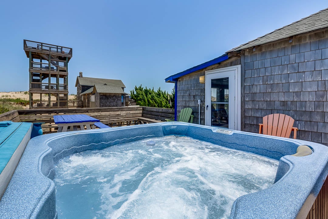 Hot Tub located on Private Deck