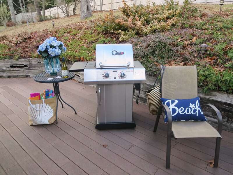 Gas and charcoal grill for your outdoor dining pleasure - 180 Hardings Beach Road Chatham Cape Cod - New England Vacation Rentals