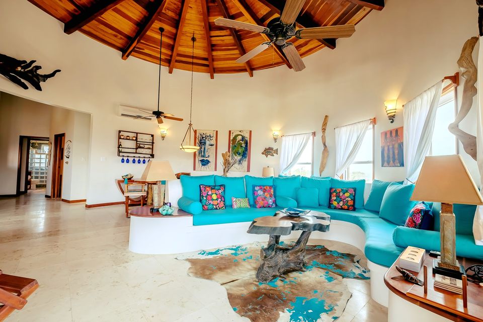 Customized beach home living room