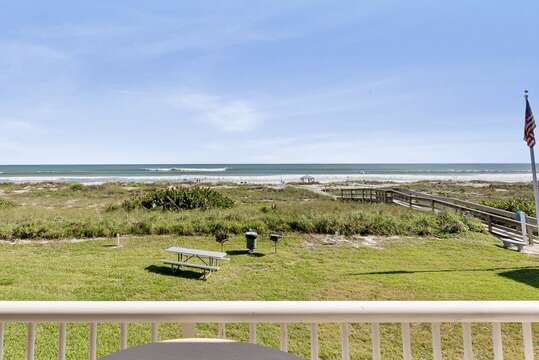 You have two direct ocean facing balconies with incredible views.