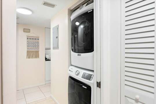 Washer & Dryer inside the condo