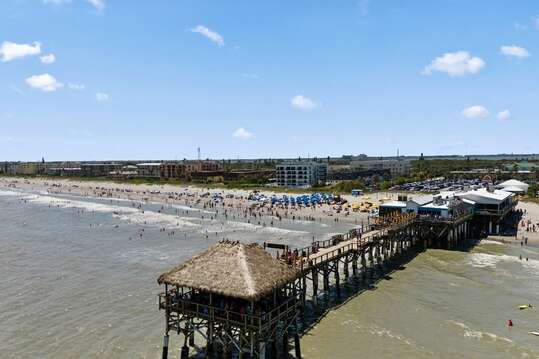 Grab a drink or dinner next door at the Pier