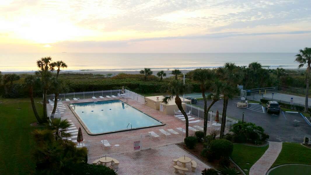 You won't want to miss the incredible sunrises from your balcony!