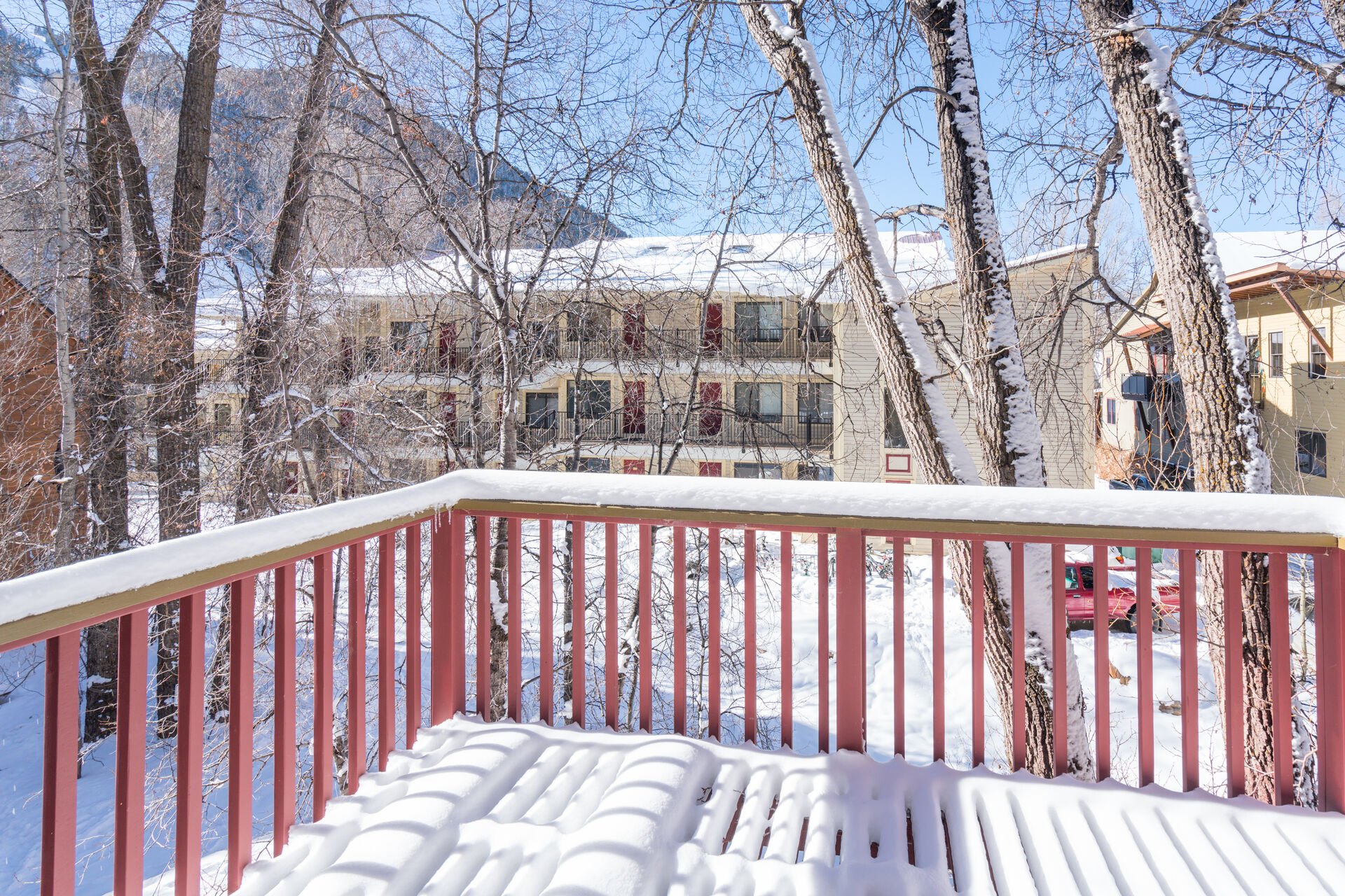 View from the Deck of our Telluride Condo Rental