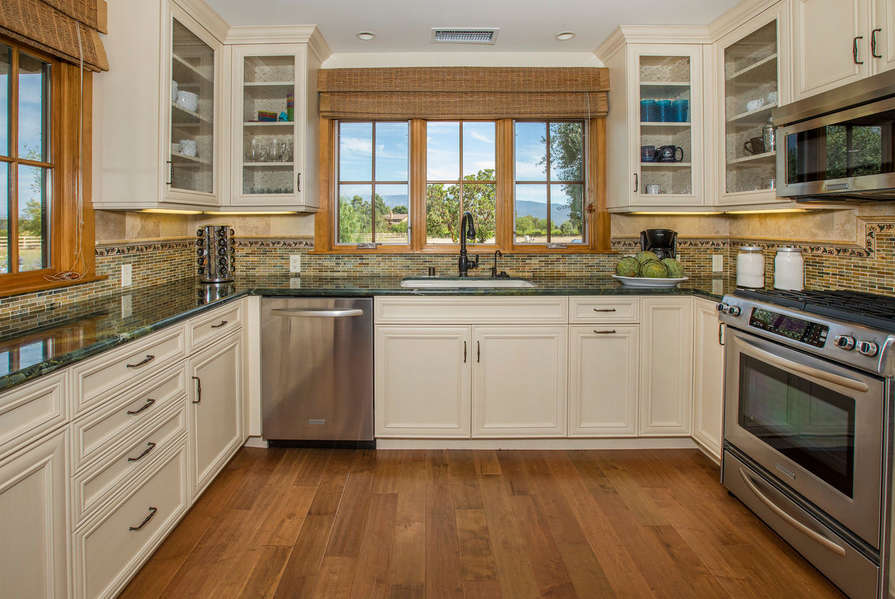 Fully equipped Kitchen w/ valley views
