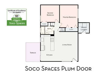 Soco Spaces: Plum Door floor plan
