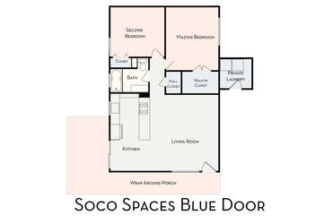 Soco Spaces Blue Door floor plan