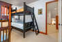 Bedroom 3 with Two Twin over Twin Bunk Beds