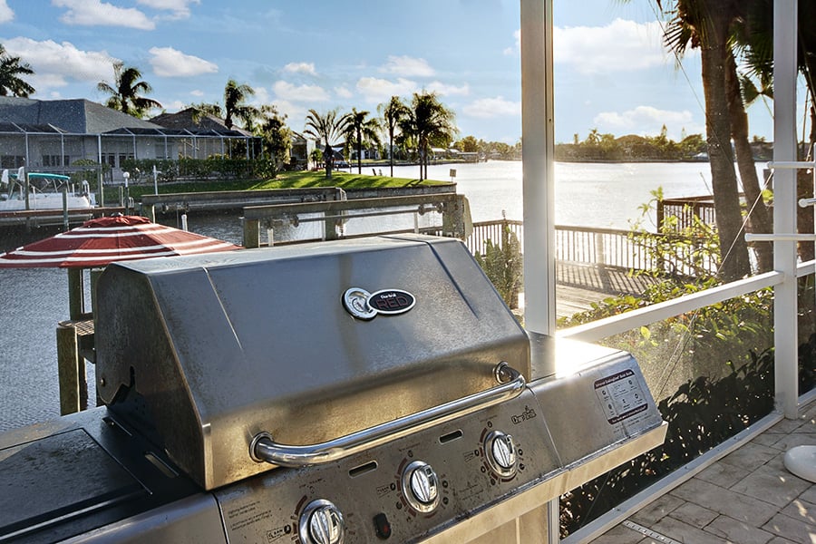 BBQ grill at vacation rental