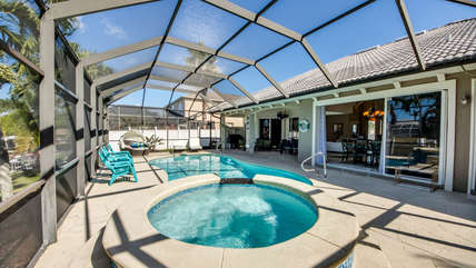 Private pool and spa with southern exposure vacation rental