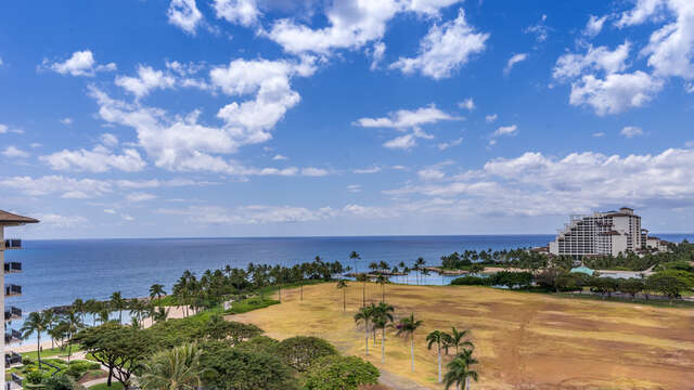 Aerial View of Area Surrounding Ko Olina Resort