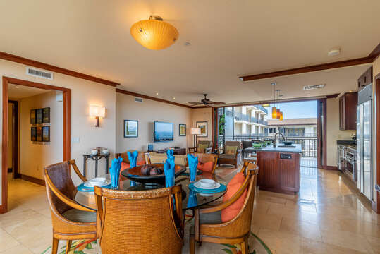 Large, Comfortable Living Area at our Ko Olina Condo on Hawaii