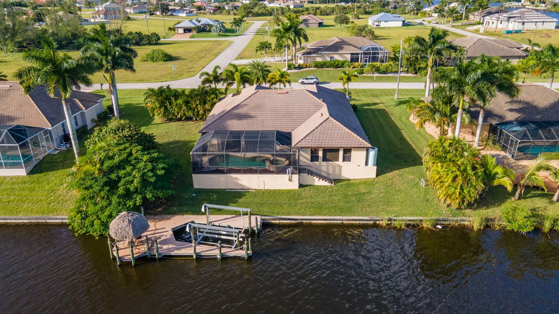 Canal access vacation rental in Cape Coral, Florida