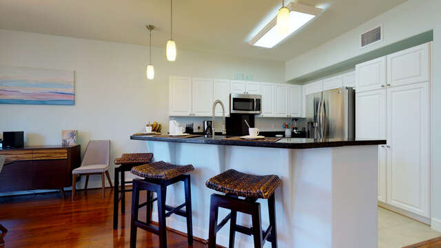 Breakfast Bar and Kitchen in our Ko Olina Kai Vacation Rental