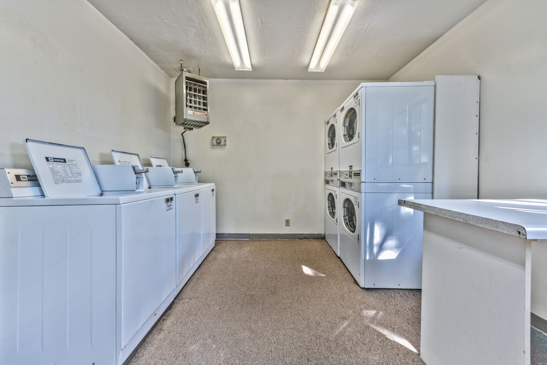Communal Laundry Room in Pool House