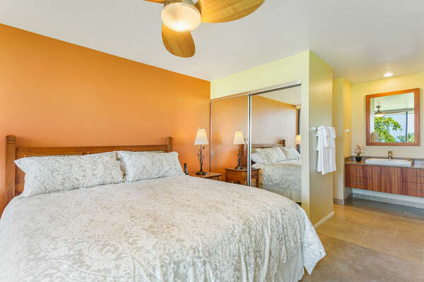 Comfortable Bed in Bedroom at the Country Club Villas 120