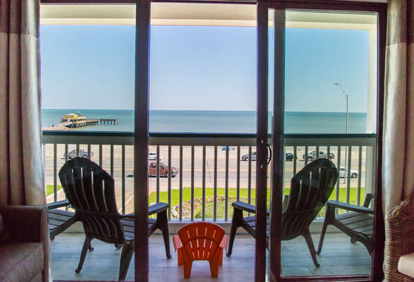 This is gorgeous!!!  You cannot beat this view of the ocean from this TOP FLOOR front-facing condo!